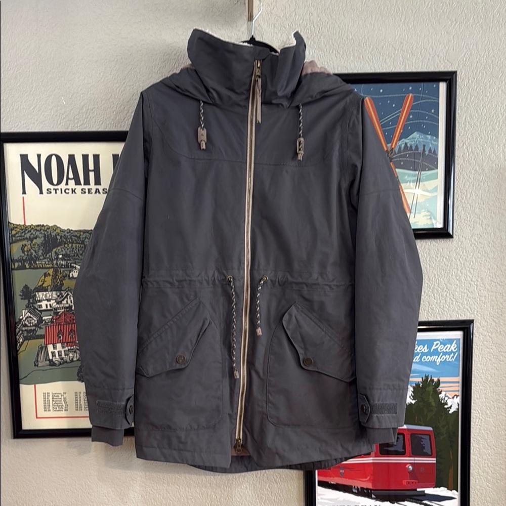 Grey Burton Ski Jacket